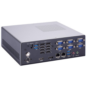 Axiomtek DSP801 Kiosk Control System,  LGA1700 Socket 13th/12th Intel Core Processor, 12USB, 6COM, HDMI/DP, 2 LAN